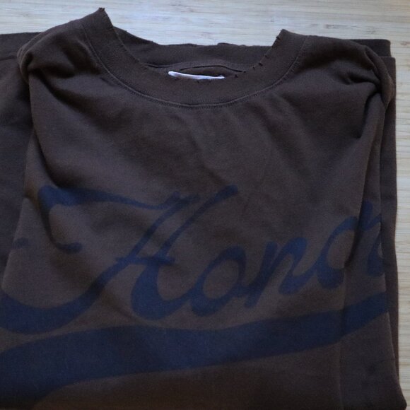 Honor The Gift Size Mens XL, chocolate brown  with black writing T-Shirt - Picture 7 of 9